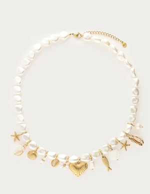 My Jewellery Necklace medium pearls charms MJ13027