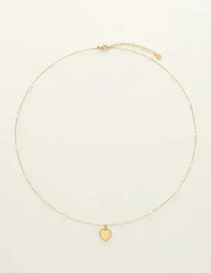 My Jewellery Necklace mini pearl & heart MJ09228
