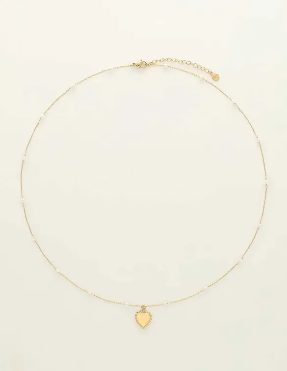 My Jewellery Necklace mini pearl & heart MJ09228
