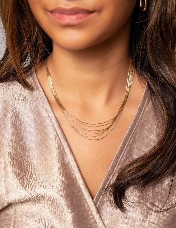 My Jewellery Necklace multi strings fine MJ09551