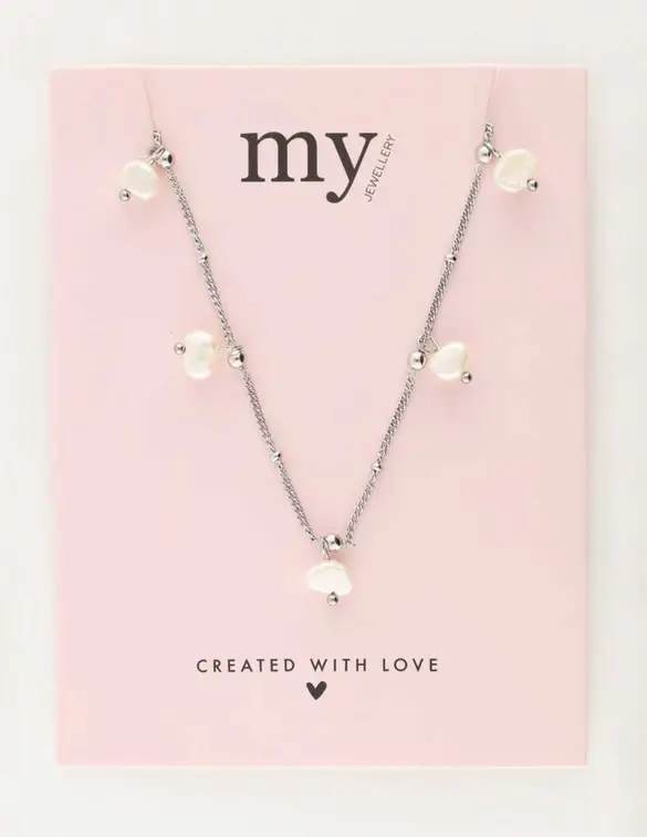 My Jewellery Necklace pearl coins MJ10369