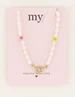 My Jewellery Necklace pearls and flowers MJ06392