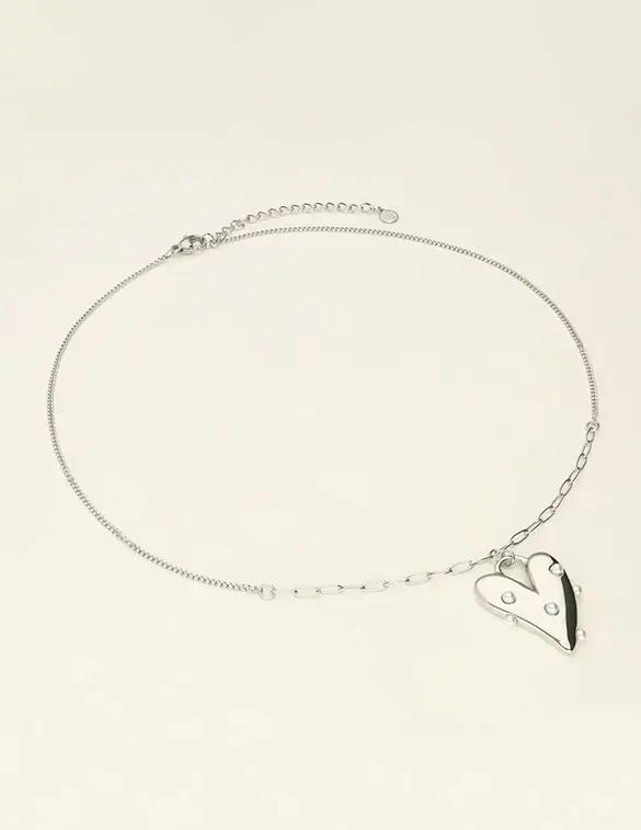 My Jewellery Necklace pearls & heart MJ09242