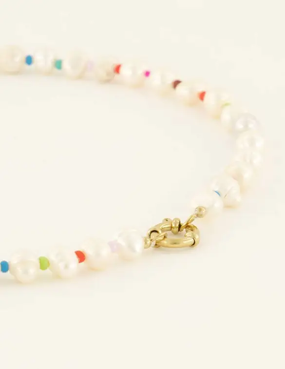 My Jewellery Necklace/phonecord pearls multicolo MJ08730