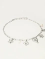 My Jewellery Necklace pink beads multi charms MJ11319