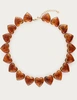My Jewellery Necklace resin heart brown MJ14380