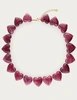 My Jewellery Necklace resin heart purple MJ14379