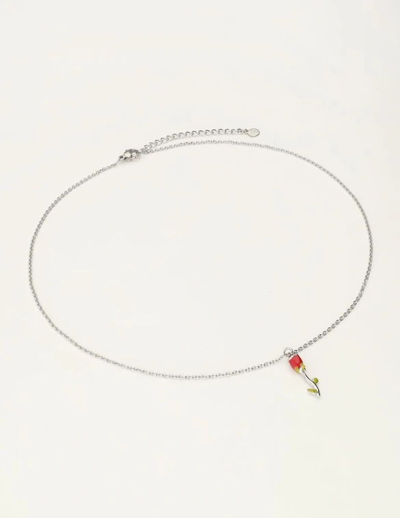 My Jewellery Necklace Rose red MJ11257