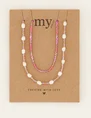 My Jewellery Necklace Set Pearls/Beads MJ06739