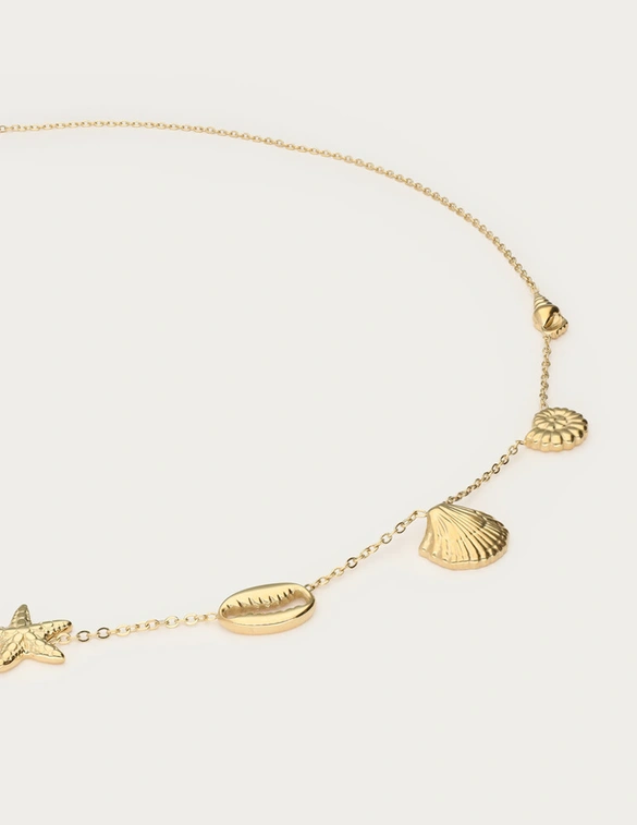 My Jewellery Necklace shells horizontal MJ13039