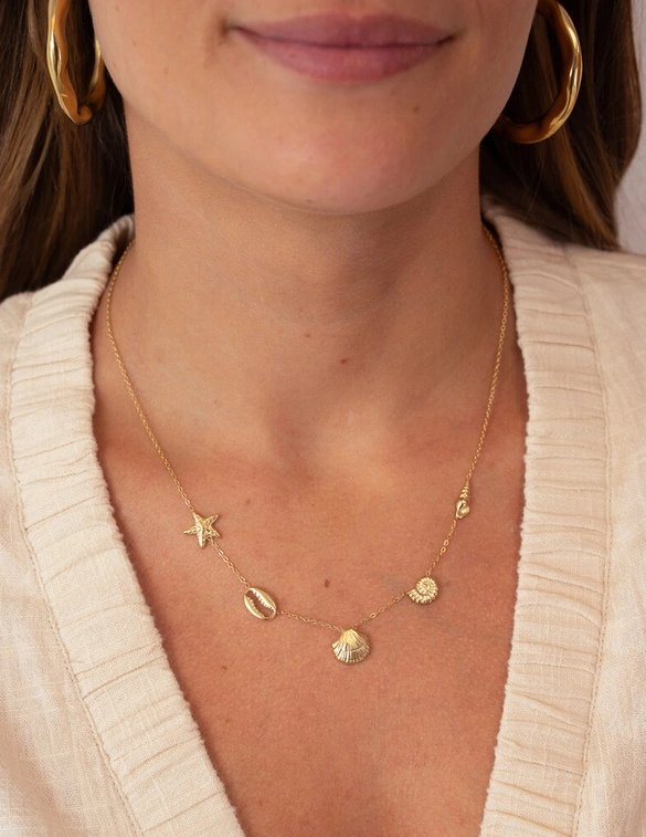 My Jewellery Necklace shells horizontal MJ13039