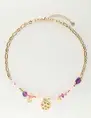 My Jewellery Necklace spring lilac stones MJ09693