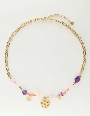 My Jewellery Necklace spring lilac stones MJ09693