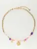 My Jewellery Necklace spring lilac stones MJ09693