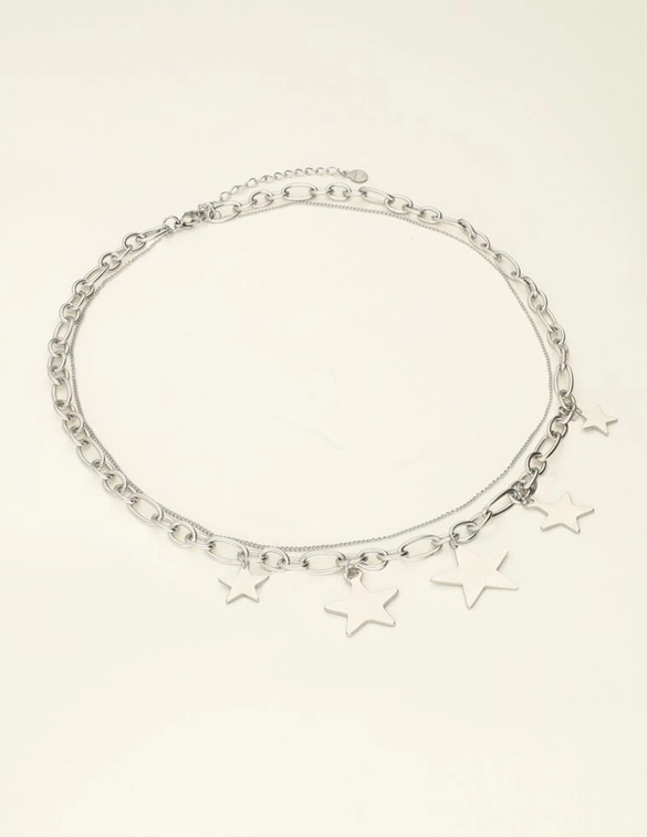 My Jewellery Necklace statement chain stars MJ09525