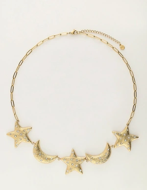 My Jewellery Necklace stmt moon star strass MJ12023