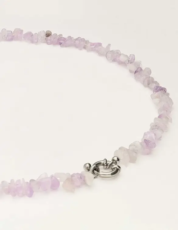 My Jewellery Necklace stones lilac MJ09696