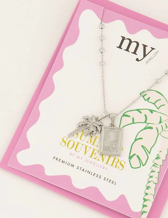 My Jewellery Necklace two charm palmtree MJ07212