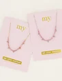 My Jewellery Necklace Vintage Pink Beads MJ06496