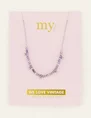 My Jewellery Necklace Vintage Purple Beads MJ06564