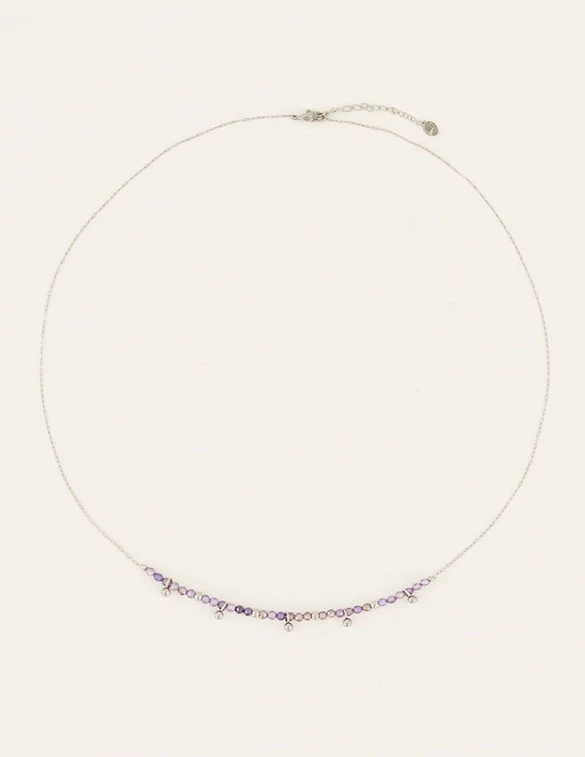 My Jewellery Necklace Vintage Purple Beads MJ06564