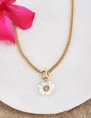 My Jewellery Necklace white flower Summer MJ07216
