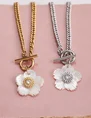 My Jewellery Necklace white flower Summer MJ07216