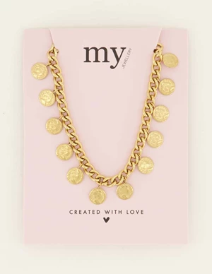 My Jewellery Necklace with coin charms MJ08143