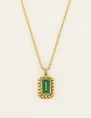 My Jewellery Necklace with green amour enamel MJ07821