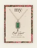 My Jewellery Necklace with green amour enamel MJ07821