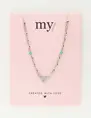 My Jewellery Necklace with heart & beads MJ10776