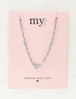 My Jewellery Necklace with heart & beads MJ10776