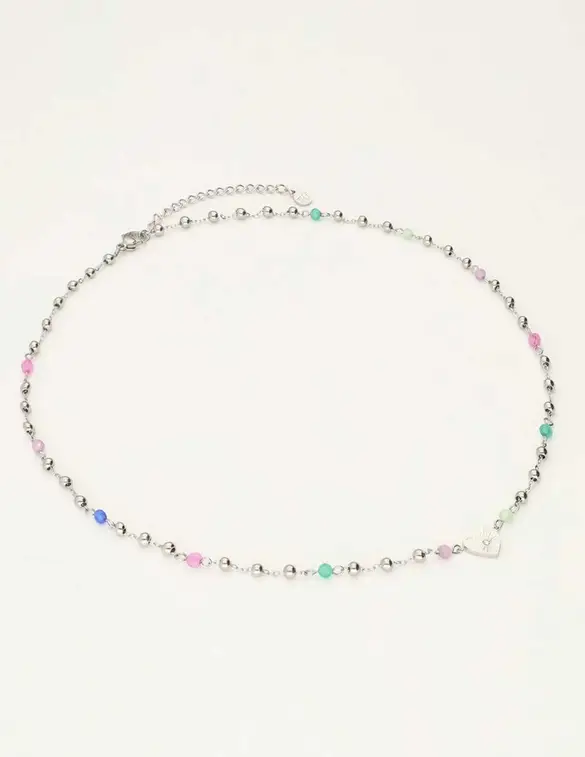 My Jewellery Necklace with heart & beads MJ10776