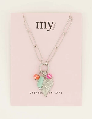 My Jewellery Necklace with heart charm MJ08001