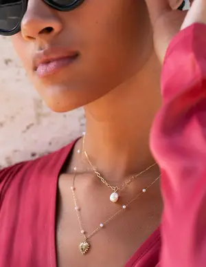 My Jewellery Necklace with pearl bead MJ08760
