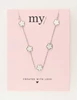 My Jewellery Necklaces 5 flowers pearl MJ10057