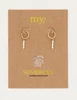 My Jewellery Oorbellen 3 parels MJ05094