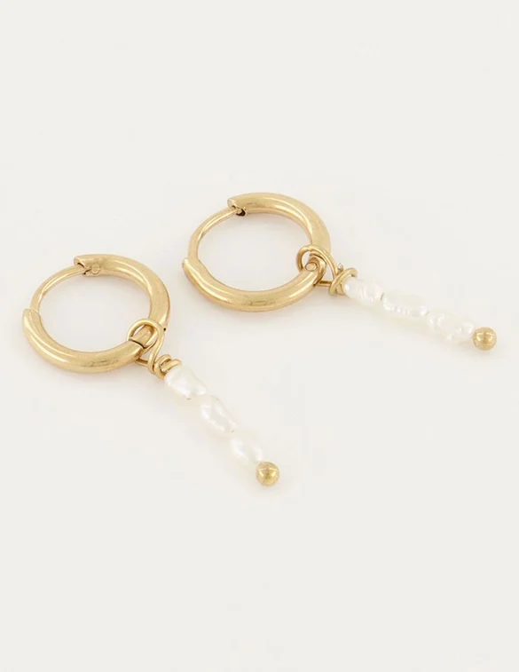 My Jewellery Oorbellen 3 parels MJ05094