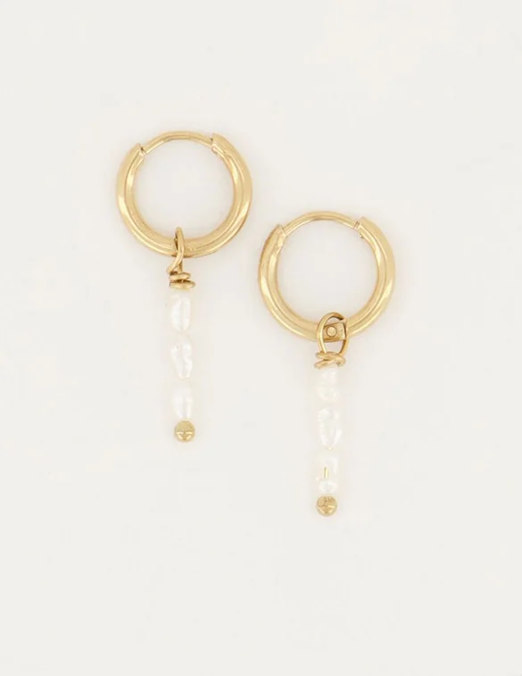 My Jewellery Oorbellen 3 parels MJ05094