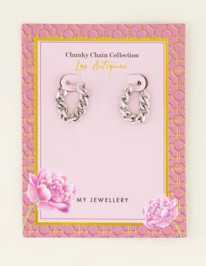 My Jewellery Oorbellen lange schakels MJ04045