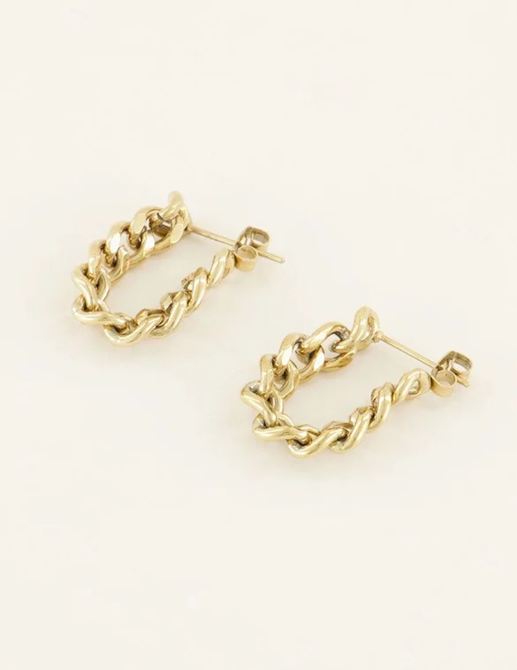 My Jewellery Oorbellen lange schakels MJ04045