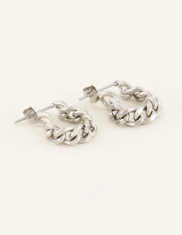 My Jewellery Oorbellen lange schakels MJ04045