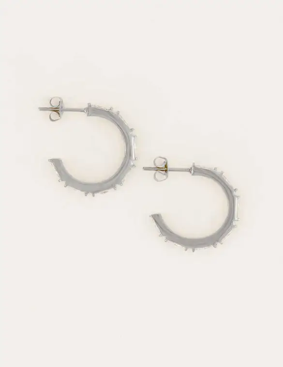 My Jewellery Oorbellen met Rechthoekige Steen MJ06199