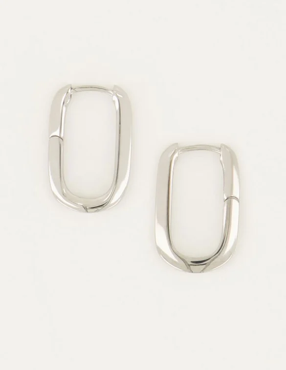 My Jewellery Oorbellen ovaal groot 20 mm MJ04612