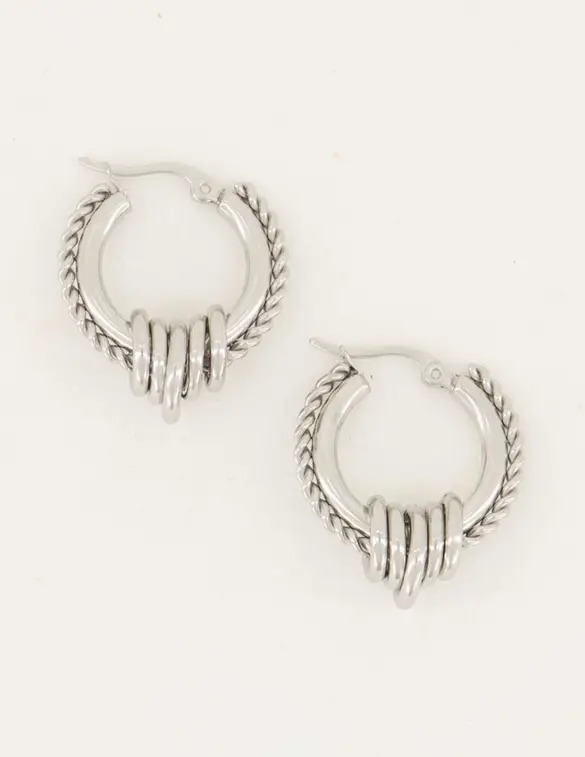 My Jewellery Oorbellen rondjes groot MJ05560