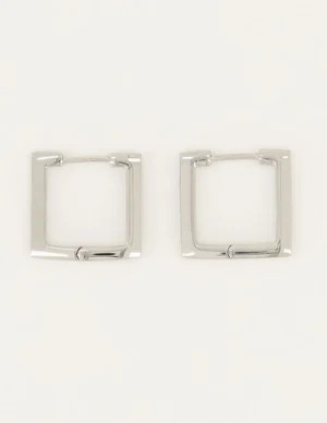 My Jewellery Oorbellen vierkant groot 16 mm MJ04616
