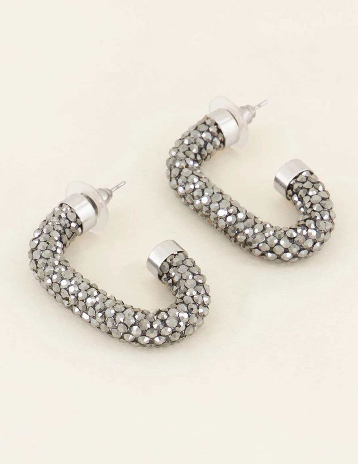 Psychologisch hoe te gebruiken Ontbering My Jewellery Oorbellen zilver strass ovaal MJ04263 zilver kopen bij The  Stone