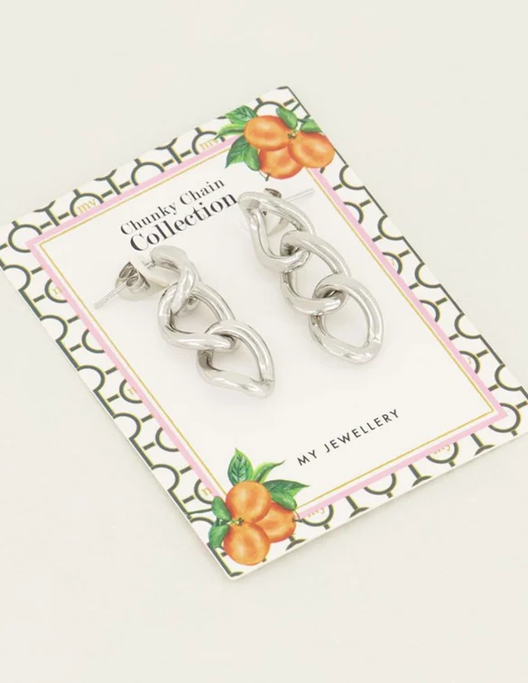 My Jewellery Oorhangers drie schakels MJ04908