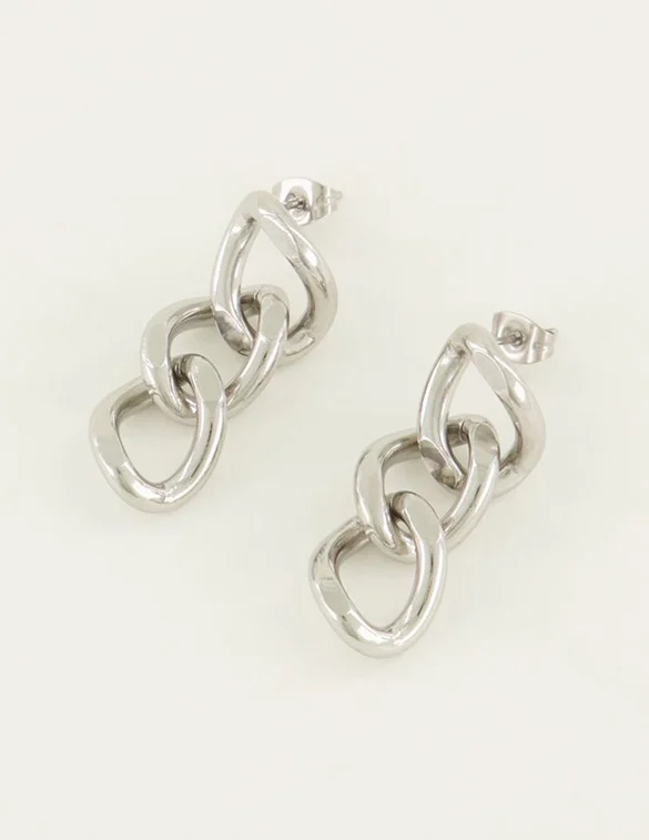 My Jewellery Oorhangers drie schakels MJ04908