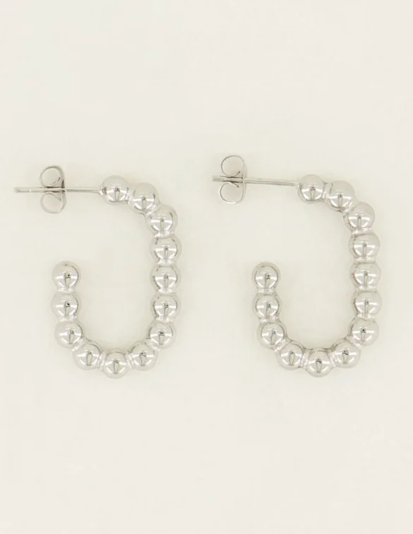 My Jewellery Oorhangers met bolletjes MJ04900
